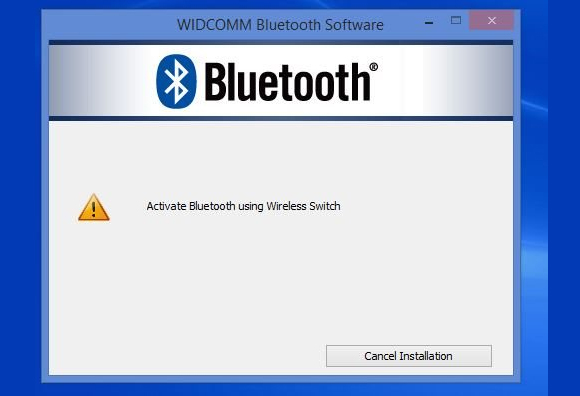 widcomm bluetooth software