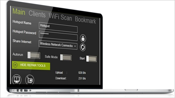 winhotspot virtual wifi router