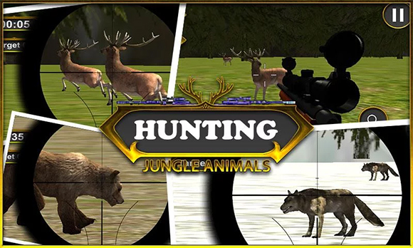 hunting jungle animals