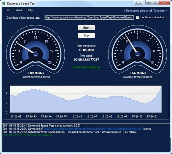network speed test software free download