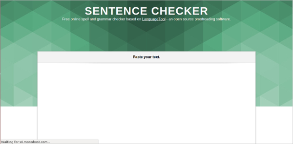 sentence checker