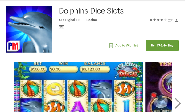 dolphins dice slots