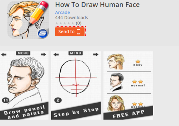 how to draw human face