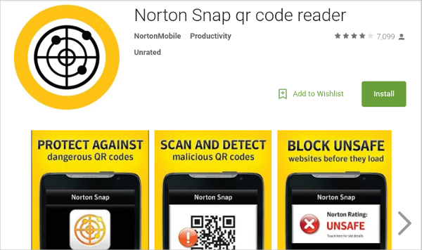norton snap qr code reader