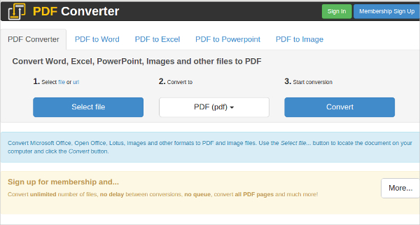 6+ Best PNG to PDF Converters Online | DownloadCloud