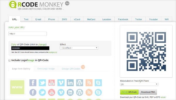 qr code monkey