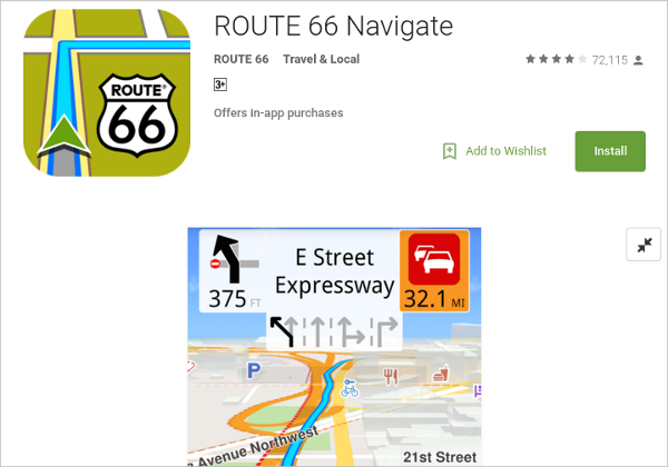 route 66 navigate