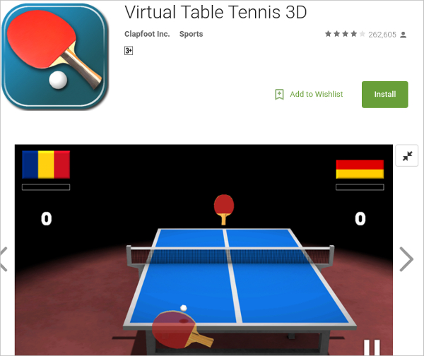 virtual table tennis 3d 1