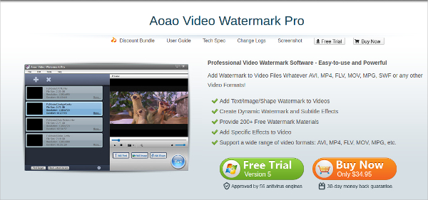 aoao video watermark software pro