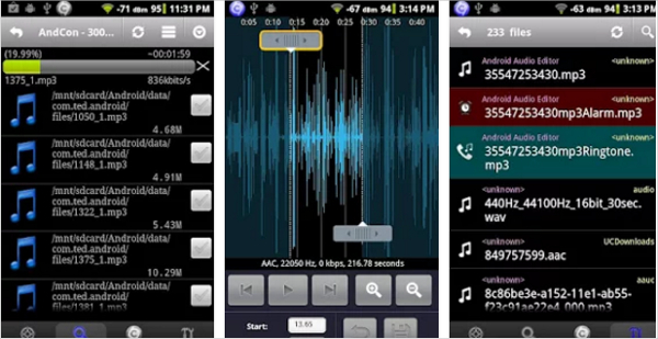audio editor for android