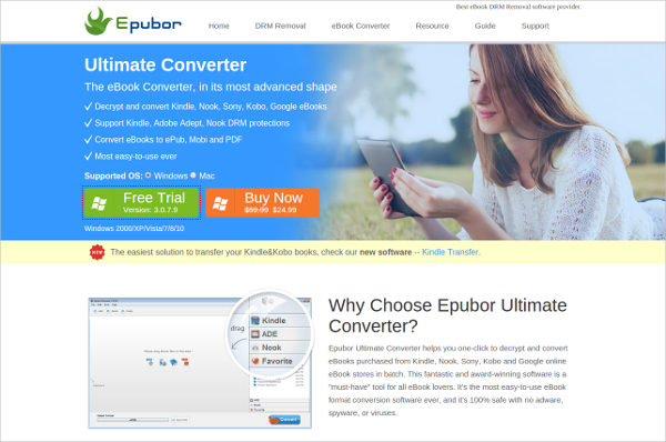 epubor ultimate ebook converter