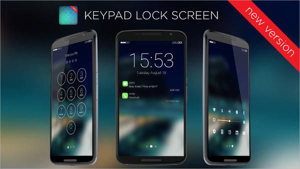 keypad lock screen