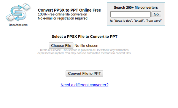 ppsx to ppt conversion online software