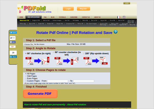 8 Pdf Rotator Software For Windows Mac Linux Downloadcloud