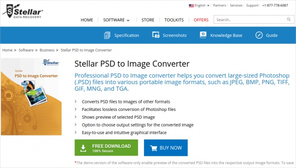 stellar psd to image converter