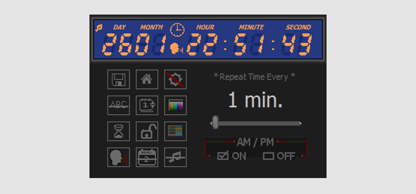 voice digital clock and digital countdown timer