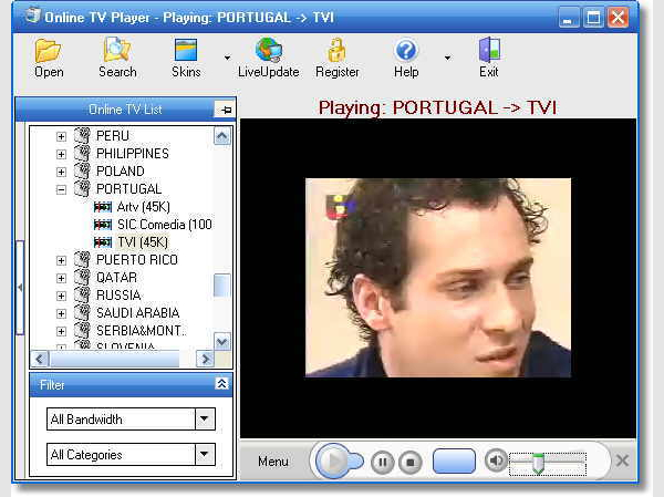 Online Live Tv Player Free Download