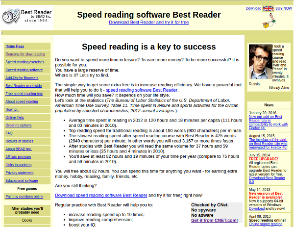Speed Reading software, free download For Mac