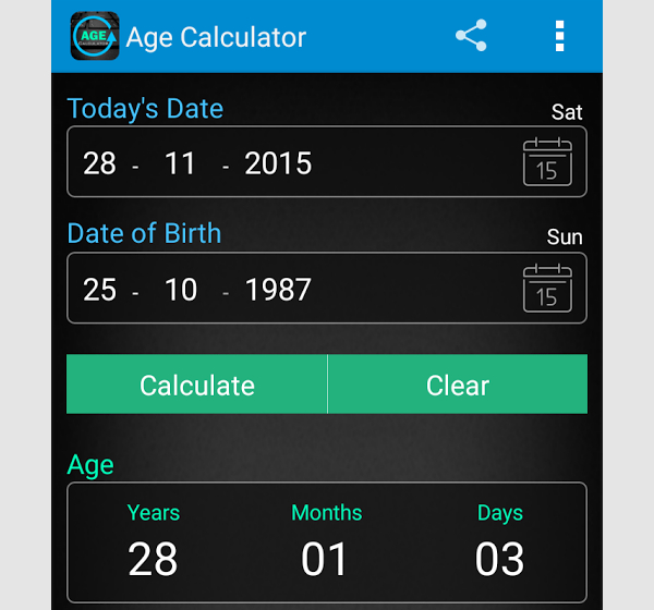 android age calculator