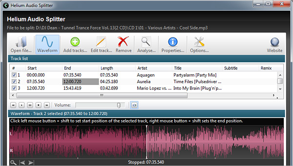 Audio Splitter Software