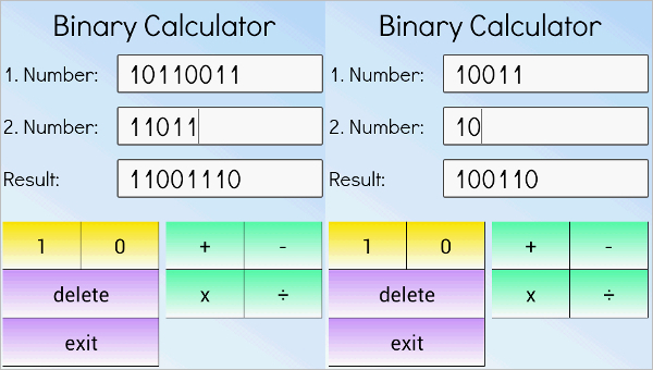 Binary Calculator Software