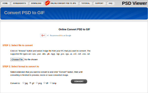 convert files to gif