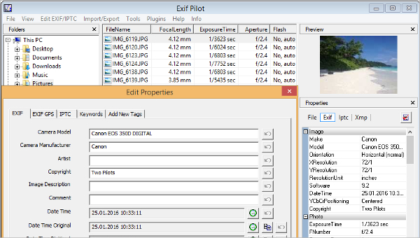 Exif Remover Software