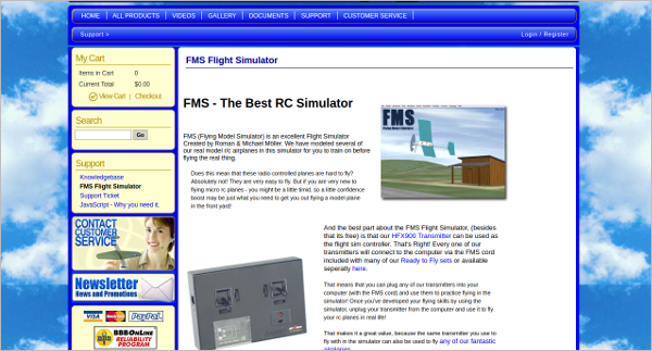 fms flight simulator