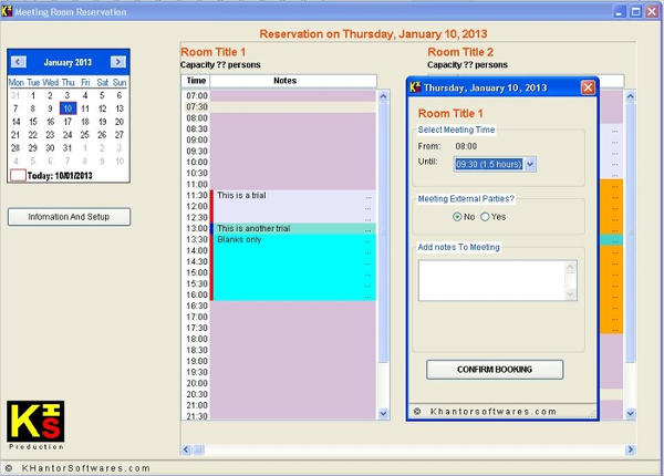 meeting room booking system