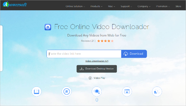 apowersoft online video downloader