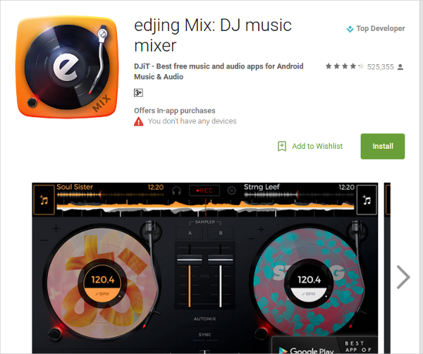 edjing mix dj music mixer