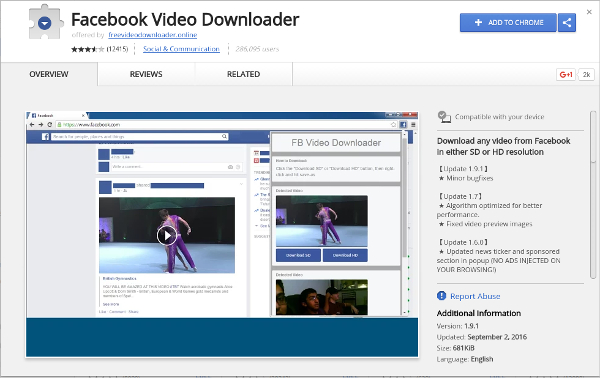 facebook video downloader 1