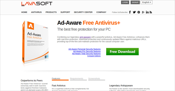 ad aware free antivirus
