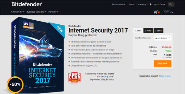bitdefender internet security 2017