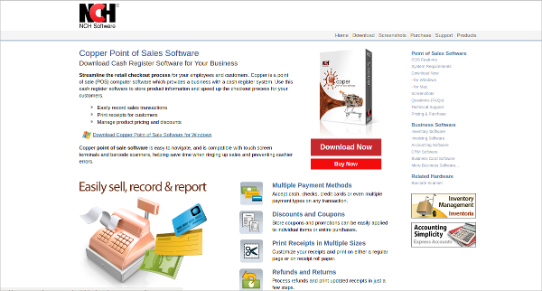 copper point of sales software