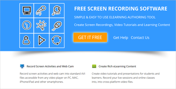 free screen recording software