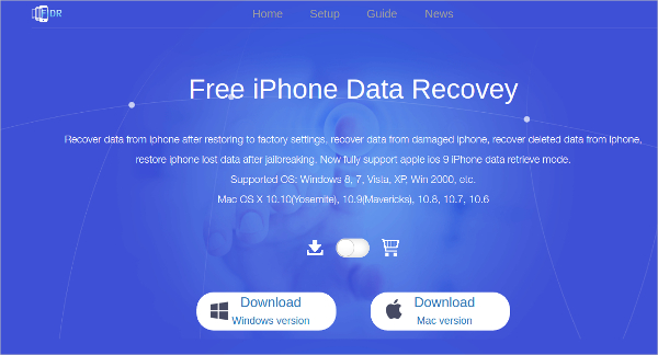 free iphone data recovey