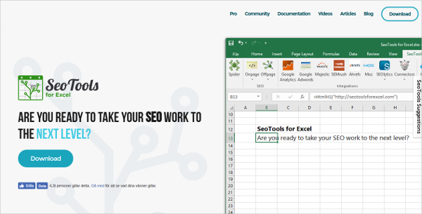 seo tools for excel
