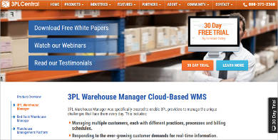 3pl warehouse manager
