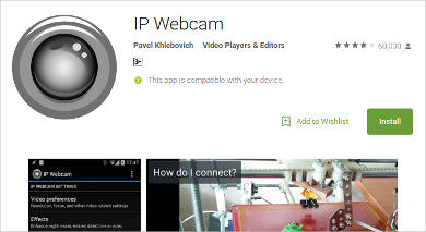 ip webcam for android