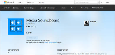 media soundboard