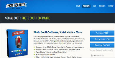 photo booth software social media