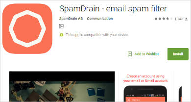 spamdrain for android