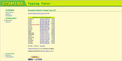 stamina typing tutor