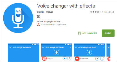 voice changer with effects for android