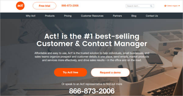 act contact management software download