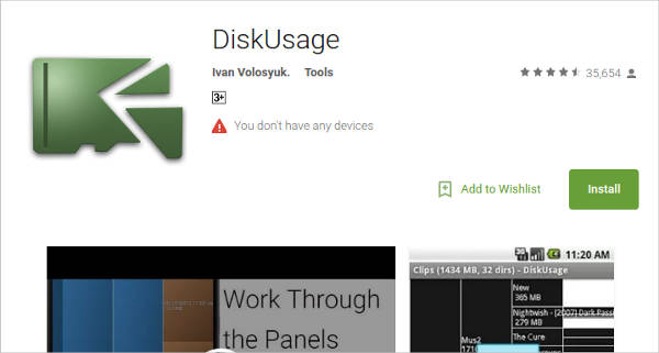 diskusage for android