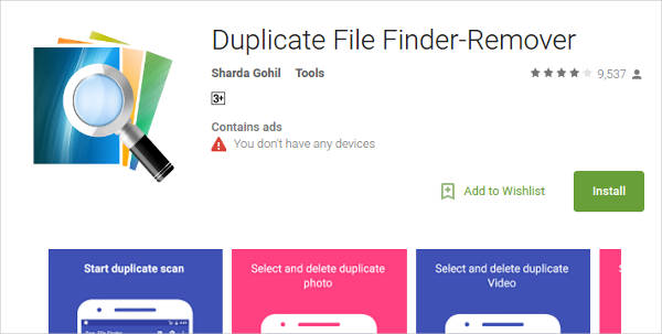 duplicate file finder remover for android