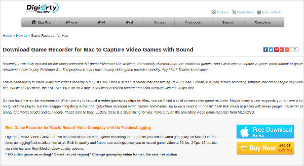 game recorder for mac