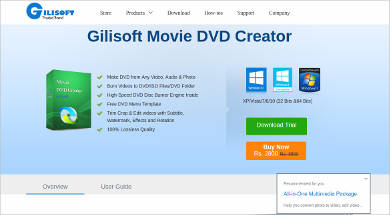 gilisoft movie dvd creator